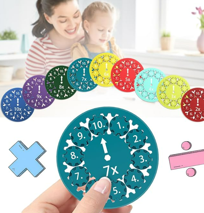 Mathe Fidget Spinner (9 Stück), Fidget Toys Kinder ab